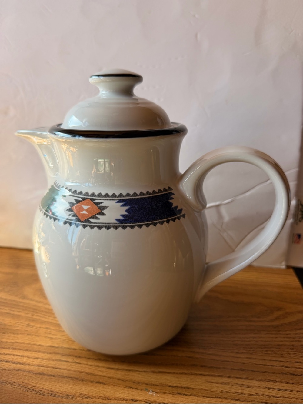 Noritake Kachina Coffee Pot And Lid 8.5”.